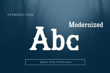 Modernized by Wow Magic — Slab Serif Font — thumbnail 2