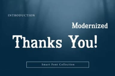 Modernized by Wow Magic — Slab Serif Font — thumbnail 3