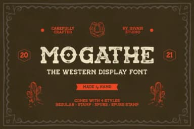Mogathe by Ginger's Artspace — Slab Serif Font — thumbnail 1