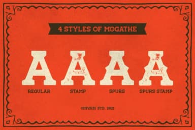 Mogathe by Ginger's Artspace — Slab Serif Font — thumbnail 2