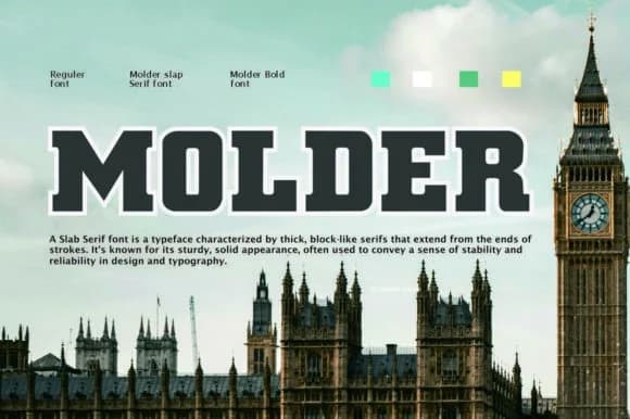 Molder by Aqeela Studio — Slab Serif Font