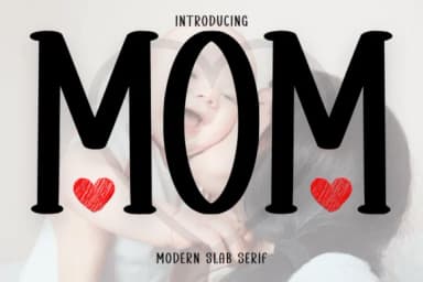 Mom by Eystore — Slab Serif Font — thumbnail 1