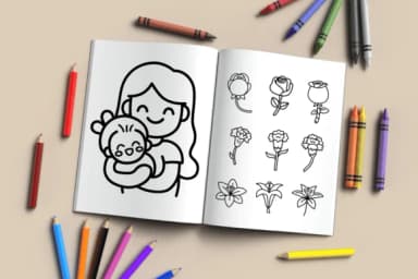 Mom Doodle by Babymimiart — Dingbats Font — thumbnail 4