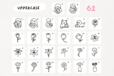 Mom Doodle by Babymimiart — Dingbats Font — thumbnail 8