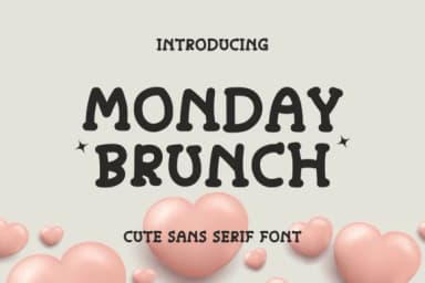 Monday Brunch by SiapGraph — Slab Serif Font — thumbnail 1
