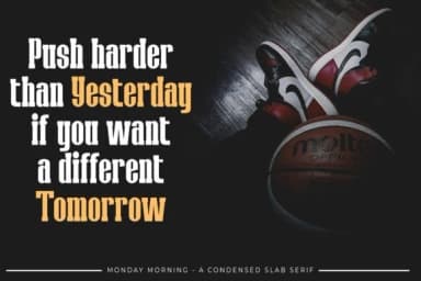 Monday Morning by Doehantz Studio — Slab Serif Font — thumbnail 6