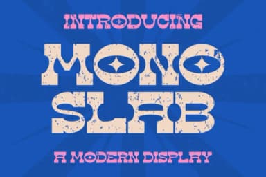 Mono Slab by Marvadesign — Slab Serif Font — thumbnail 1