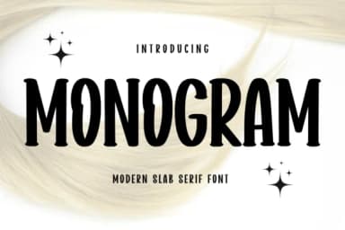 Monogram by Minimalist Eyes — Slab Serif Font — thumbnail 1