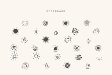 Monogram Sun by CraftedType Studio — Dingbats Font — thumbnail 2