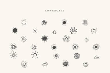 Monogram Sun by CraftedType Studio — Dingbats Font — thumbnail 3