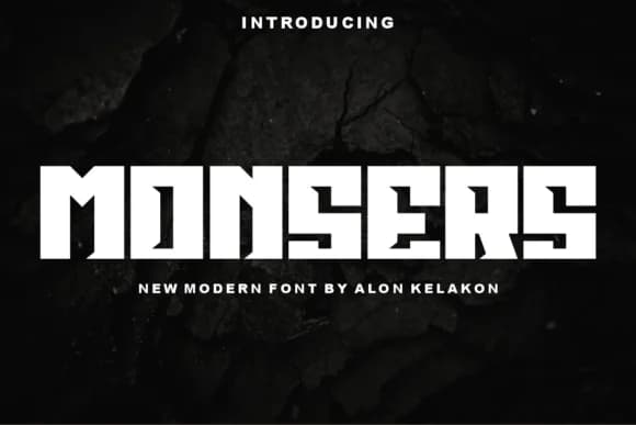 Monsers by alonkelakon — Slab Serif Font