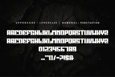 Monsers by alonkelakon — Slab Serif Font — thumbnail 4