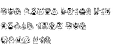 Monster by Chonada — Dingbats Font — thumbnail 8