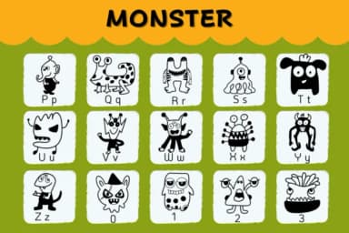 Monster by Natchuta — Dingbats Font — thumbnail 3