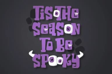 Monster Bash by Denise Chandler — Slab Serif Font — thumbnail 5