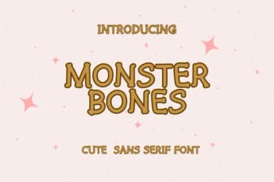 Monster Bones by SiapGraph — Slab Serif Font — thumbnail 1