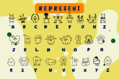 Monster2 by danita.kukkai — Dingbats Font — thumbnail 2