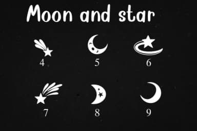 Moon and Star by Sontaya — Dingbats Font — thumbnail 4