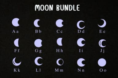 Moon Bundle by Sontaya — Dingbats Font — thumbnail 2