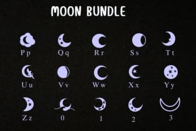 Moon Bundle by Sontaya — Dingbats Font — thumbnail 3