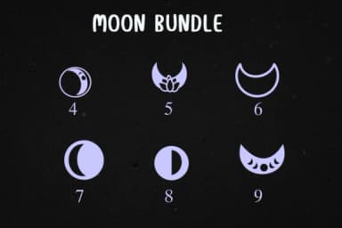Moon Bundle by Sontaya — Dingbats Font — thumbnail 4