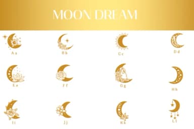 Moon Dream by Heartcraft Atelier — Dingbats Font — thumbnail 2