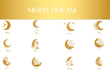 Moon Dream by Heartcraft Atelier — Dingbats Font — thumbnail 3