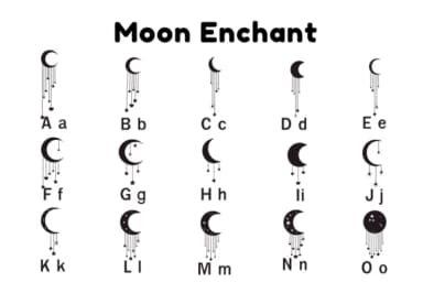 Moon Enchant by Nun Sukhwan — Dingbats Font — thumbnail 6