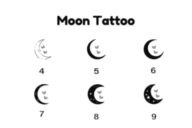 Moon Tattoo by Nun Sukhwan — Dingbats Font — thumbnail 7