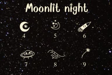 Moonlit Night by Nongyao — Dingbats Font — thumbnail 4