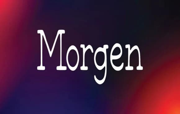 Morgen by moonlight craft — Slab Serif Font