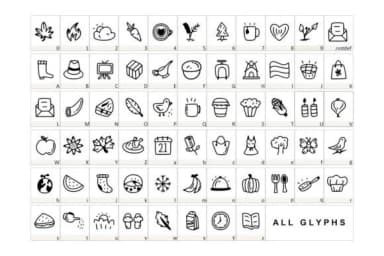 Morning by YandiDesigns — Dingbats Font — thumbnail 2