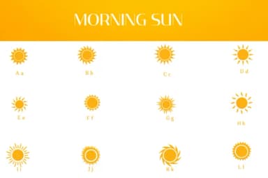 Morning Sun by Heartcraft Atelier — Dingbats Font — thumbnail 2