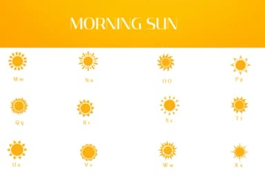 Morning Sun by Heartcraft Atelier — Dingbats Font — thumbnail 3