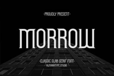 Morrow by Almairatype Studio — Slab Serif Font — thumbnail 1