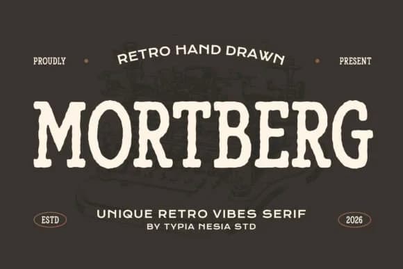 Mortberg by Typia Nesia — Slab Serif Font