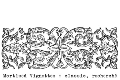 Mortised Vignettes by Intellecta Design — Dingbats Font — thumbnail 8