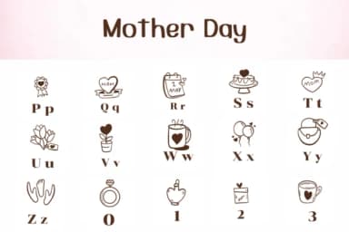 Mother Day by Ketsarin — Dingbats Font — thumbnail 3