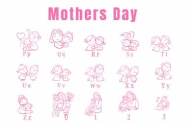Mothers Day by Suphitchaya — Dingbats Font — thumbnail 3