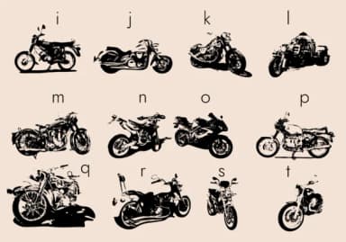 Motorcycles by Minimalistartstudio — Dingbats Font — thumbnail 2