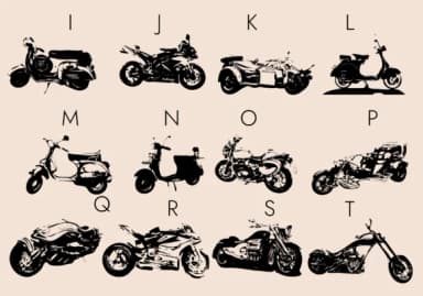 Motorcycles by Minimalistartstudio — Dingbats Font — thumbnail 5