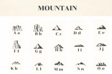 Mountain by Apiwat Type — Dingbats Font — thumbnail 2