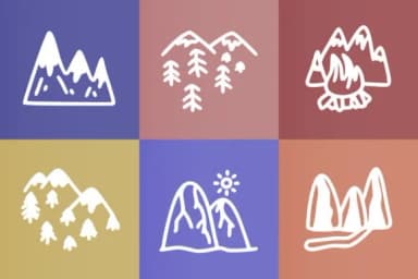 Mountains by YandiDesigns — Dingbats Font — thumbnail 3