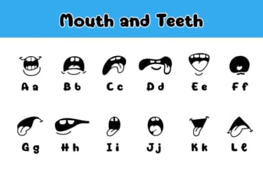 Mouth and Teeth by Chonada — Dingbats Font — thumbnail 2