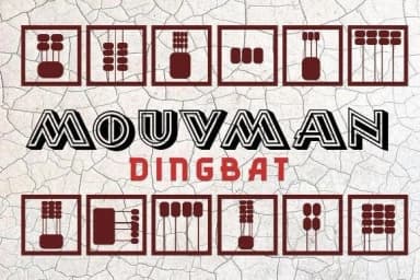 Mouvman by vladimirnikolic — Dingbats Font — thumbnail 1