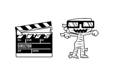 Movie Night Scary Dingbats by Illustration Ink — Dingbats Font — thumbnail 5