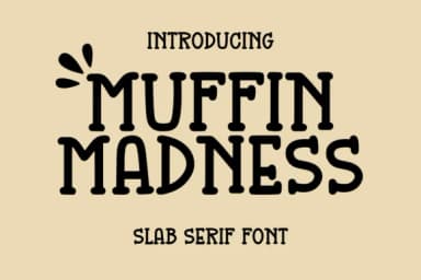 Muffin Madness by CraftedType Studio — Slab Serif Font — thumbnail 1