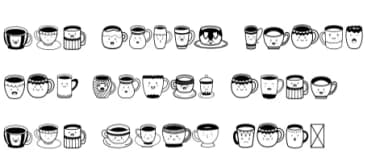 Mug Coffee by danita.kukkai — Dingbats Font — thumbnail 5