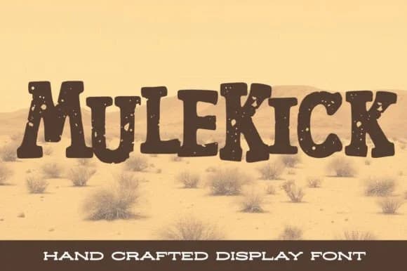 Mulekick by stompstock — Slab Serif Font