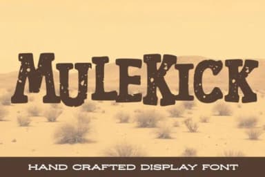 Mulekick by stompstock — Slab Serif Font — thumbnail 1